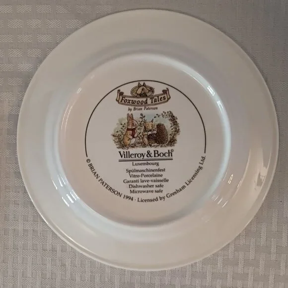 Vintage Rare 1994 Villeroy & Boch Foxwood Tales Christmas Surprise